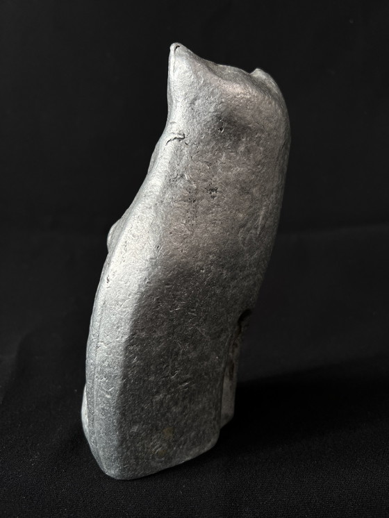 Image 1 of Gatto d'alluminio d'epoca, Willy Ceysens, anni '70, Belgio