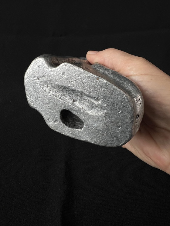 Image 1 of Gatto d'alluminio d'epoca, Willy Ceysens, anni '70, Belgio