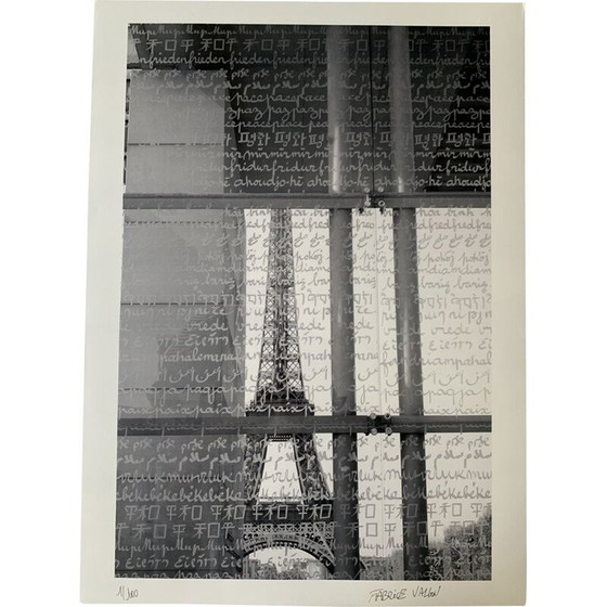 Image 1 of Vintage photograph of the Eiffel Tower by Fabrice Vallon, 2007