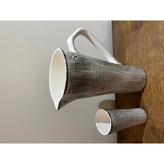 Image 1 of Set da aranciata in ceramica vintage, 1950