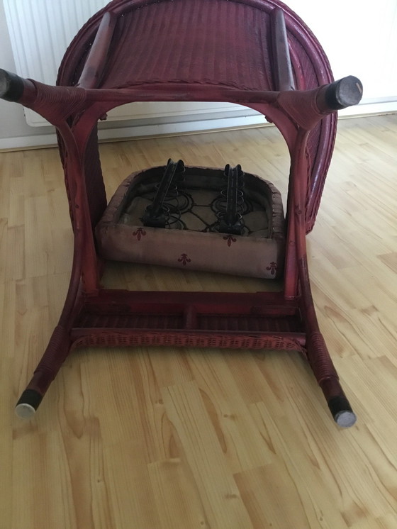 Image 1 of 2x Antique Lloyd Loom Chairs