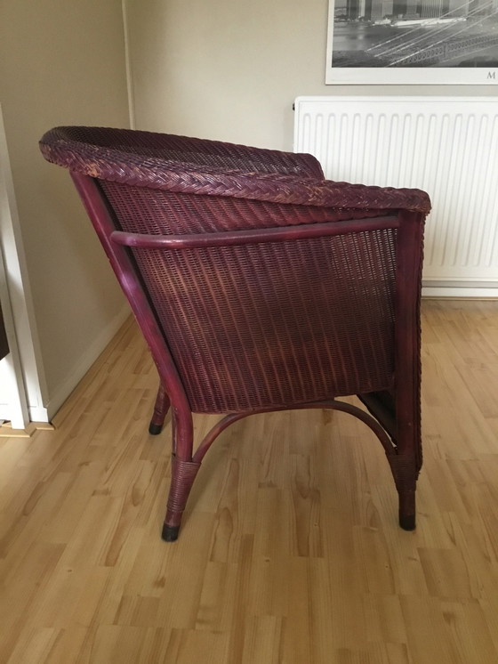 Image 1 of 2x Antique Lloyd Loom Chairs