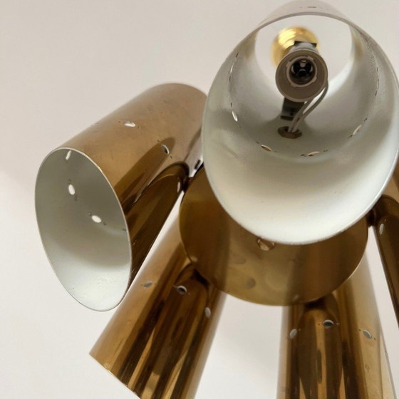 Image 1 of Vintage brass pendant lamp, Sweden 1980s