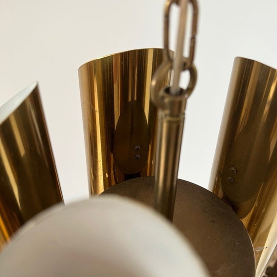 Image 1 of Vintage brass pendant lamp, Sweden 1980s