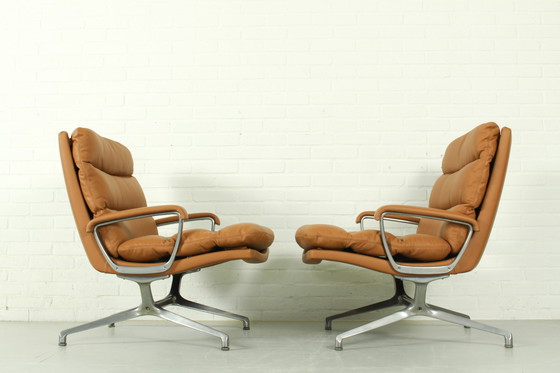 Image 1 of Set of 2 Paul Tuttle Lounge Chair 'Gamma' for Strässle, 1970s