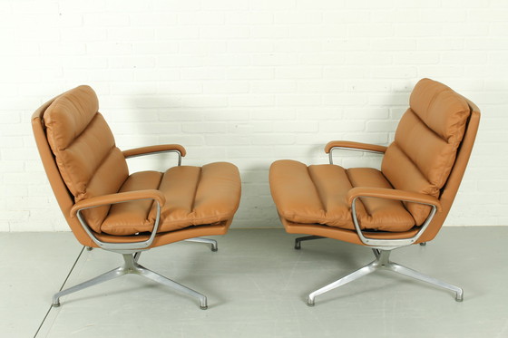 Image 1 of Set of 2 Paul Tuttle Lounge Chair 'Gamma' for Strässle, 1970s