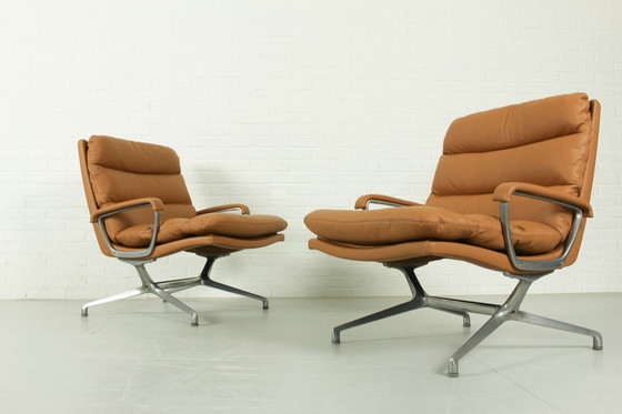 Image 1 of Set of 2 Paul Tuttle Lounge Chair 'Gamma' for Strässle, 1970s