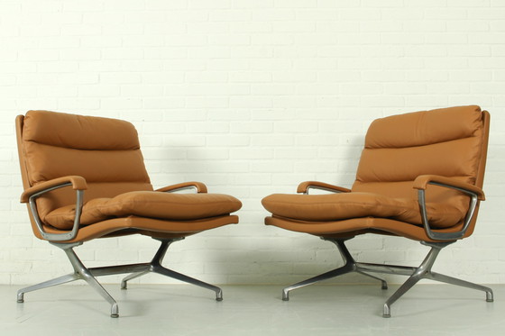 Image 1 of Set of 2 Paul Tuttle Lounge Chair 'Gamma' for Strässle, 1970s