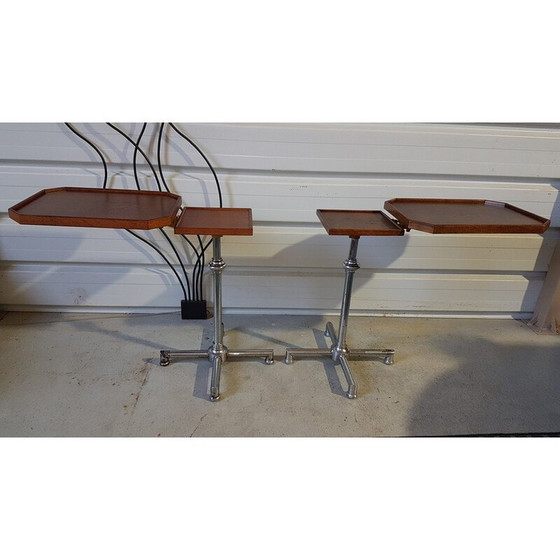 Image 1 of Pair of vintage wooden side tables