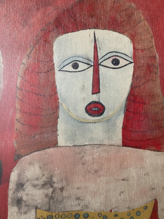 Image 1 of Hanneke van de Pol - Painting on wood