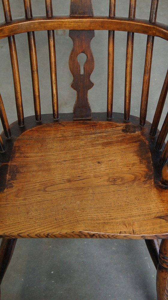 Image 1 of 2 X Wooden Dining Chair With Armrests