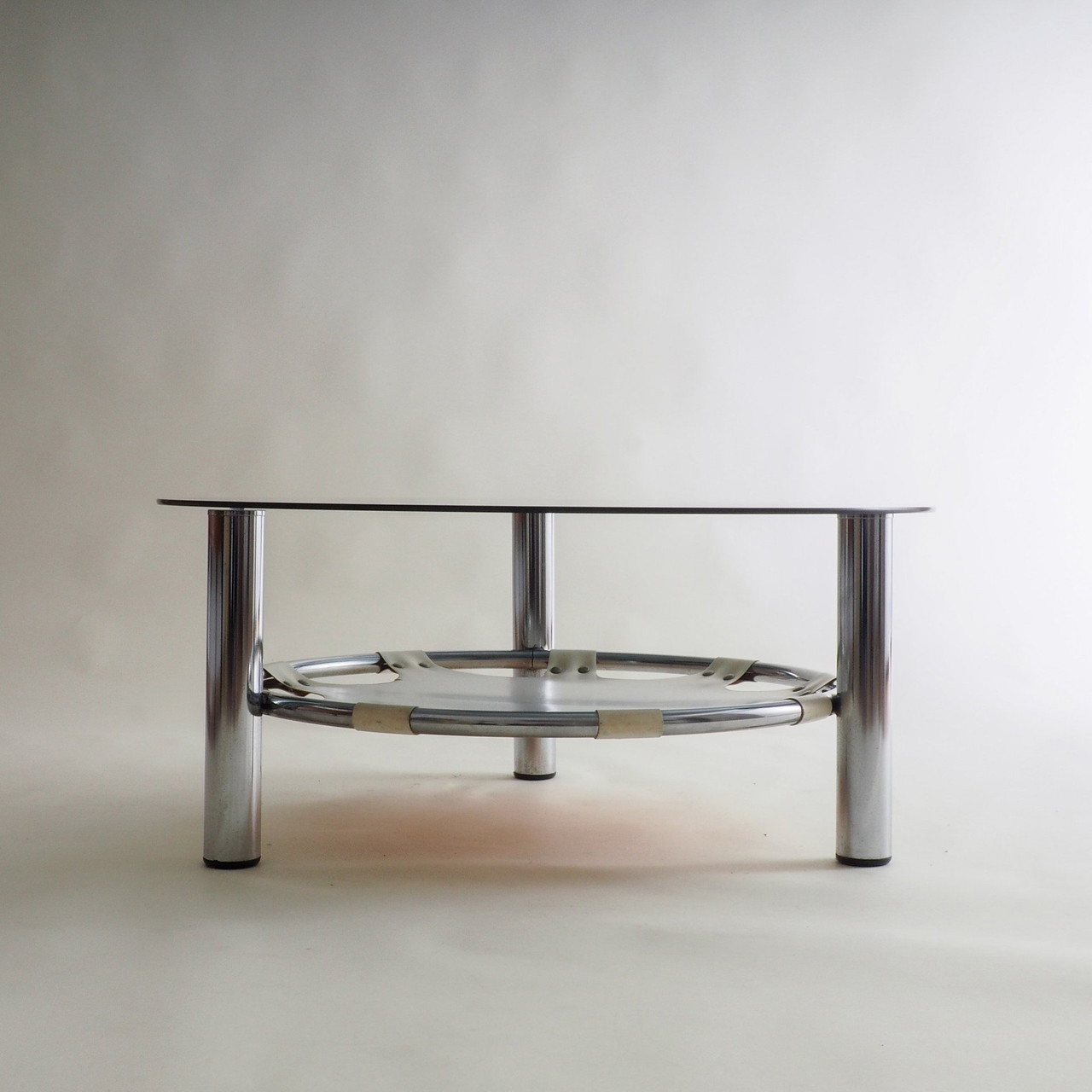 Space Age Glass And Chrome Coffee Table | €446 | Whoppah