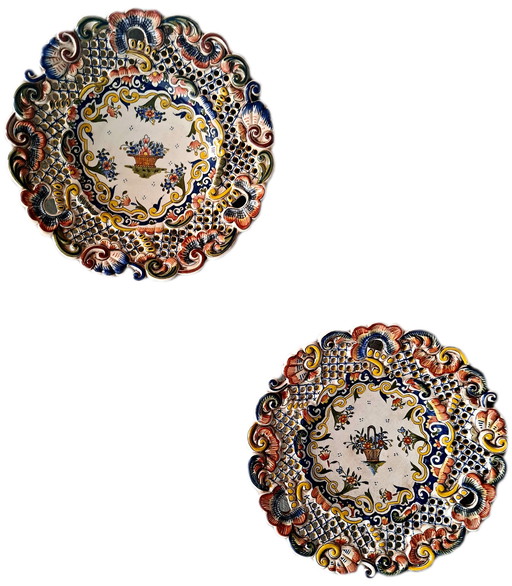 Rouen Plates Set Of 2