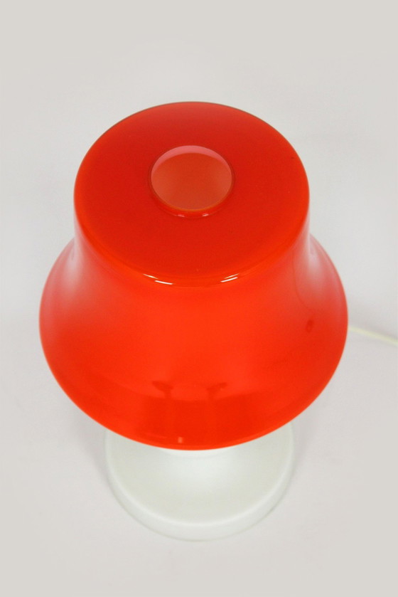 Image 1 of Vintage Glass Table Lamp From Lighting Glass, 1970S