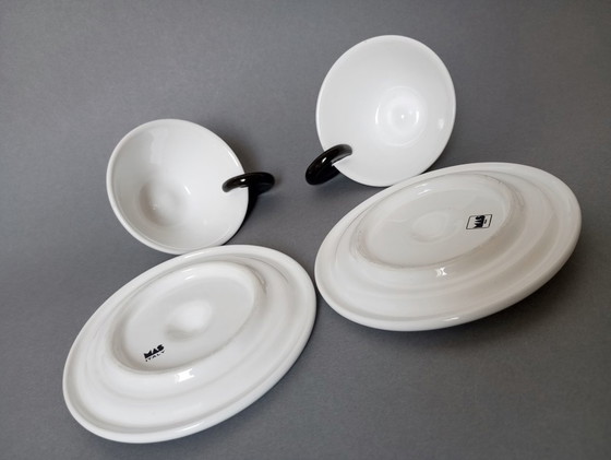 Image 1 of Massimo Materassi Postmodern Coffee Set For 2, 1985 Mas Italy