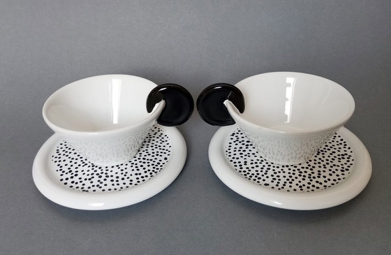 Image 1 of Massimo Materassi Postmodern Coffee Set For 2, 1985 Mas Italy