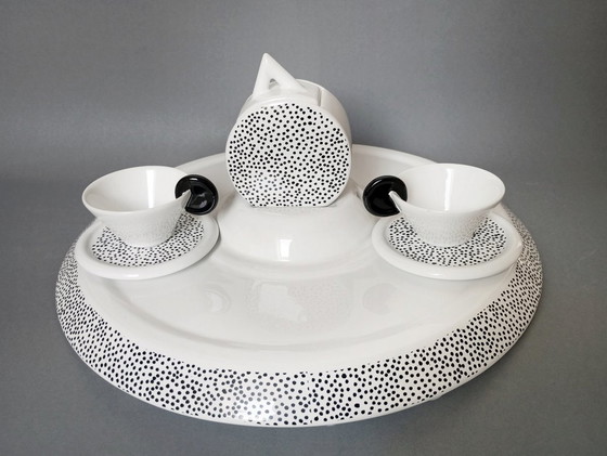 Image 1 of Massimo Materassi Postmodern Coffee Set For 2, 1985 Mas Italy