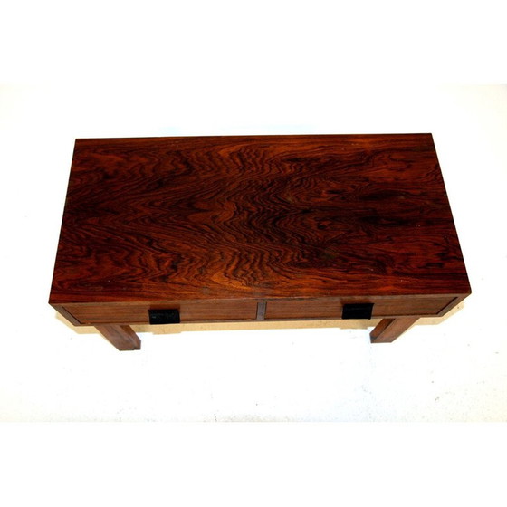 Image 1 of Vintage rosewood console by Glas & Trä, Sweden 1960