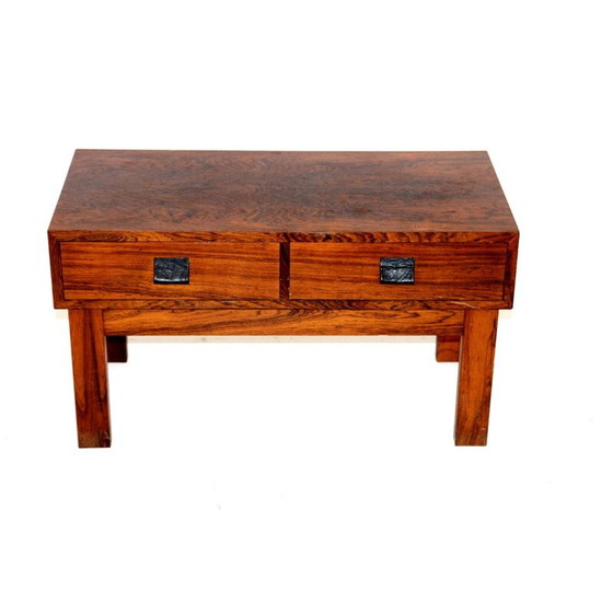 Image 1 of Vintage rosewood console by Glas & Trä, Sweden 1960