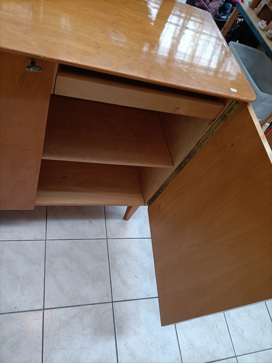 Image 1 of Birch Wooden Sideboard Cupboard