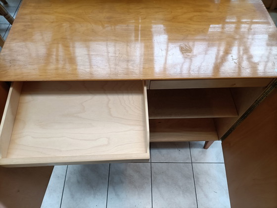 Image 1 of Birch Wooden Sideboard Cupboard