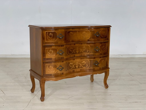 Baroque style chest of drawers vanity unit hallway cupboard vintage