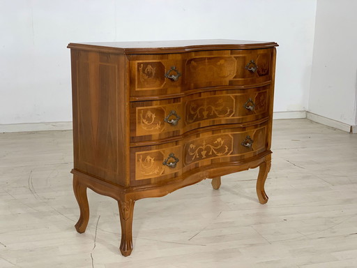 Baroque style chest of drawers vanity unit hallway cupboard vintage