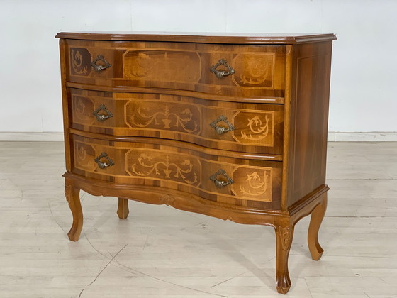 Image 1 of Baroque style chest of drawers vanity unit hallway cupboard vintage