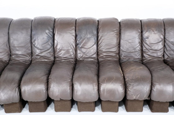 Image 1 of Non Stop Leather Sofa " Ds 600 " For De Sede, Switzerland 1970S.