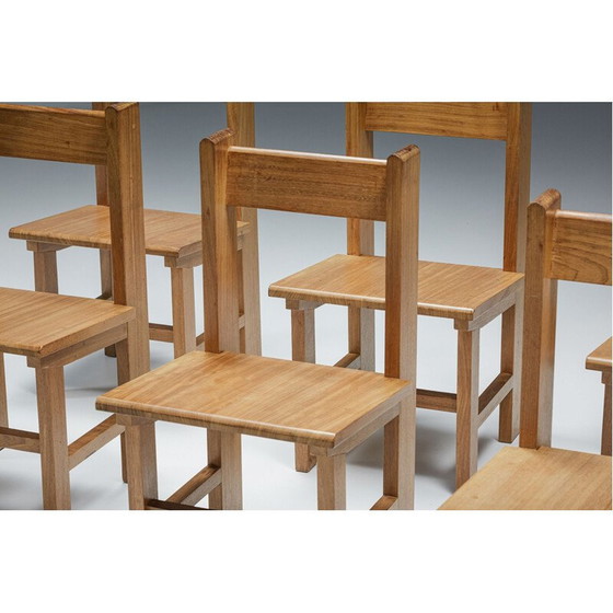 Image 1 of Dutch vintage dining chair by Wim Den Boon, 1950s