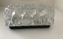 Vintage Ice Glass Ceiling Lamp Glass Ceiling Lamp Wall Lamp '60