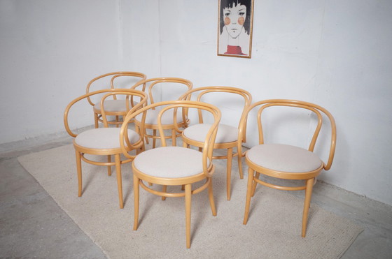 Image 1 of 6x Thonet 209 Chaises en bois courbé