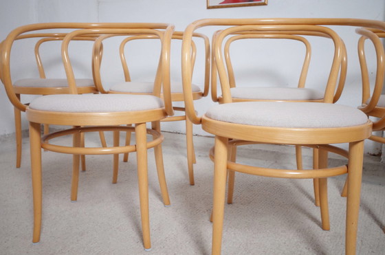 Image 1 of 6x Thonet 209 Chaises en bois courbé