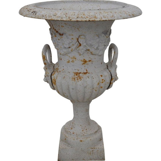 Image 1 of Vaso medico d'epoca con orecchie in ghisa