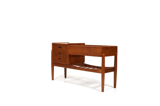 Entry Table in Teak by Arne Wahl Iversen for Vinde Møbelfabrik, 1960s