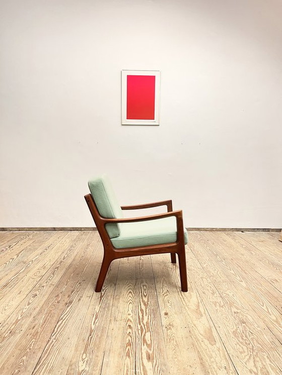 Image 1 of Armchair // Teak Easy Chair by Ole Wanscher for France and Son, Denmark, 1950s