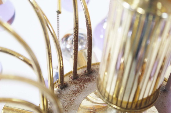 Image 1 of Lampada a sospensione vintage in ottone italiano