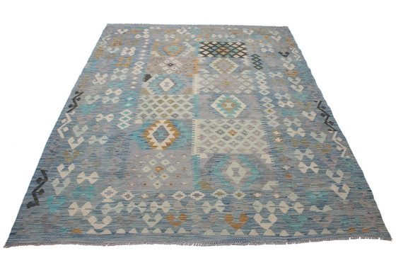 Image 1 of Original Old Style Kelim Afghan 245 X 187 Cm Top Condition