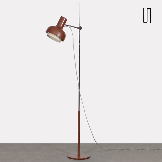 Image 1 of Vintage metal floor lamp by Josef Hurka for Napako, 1970