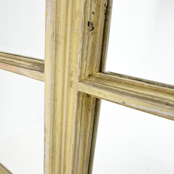 Image 1 of Vintage wooden window transformed into a mirror