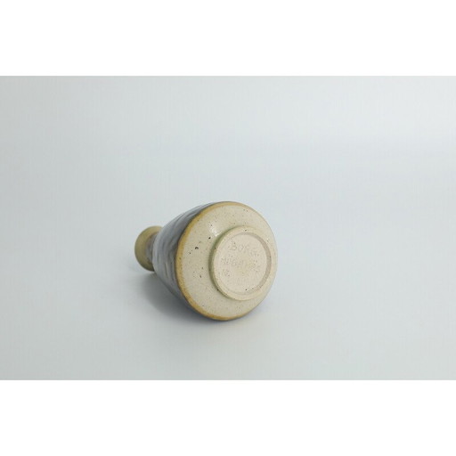 Vintage collector's vase N°10 in stoneware by Gunnar Borg for Höganäs Keramik, Sweden 1960