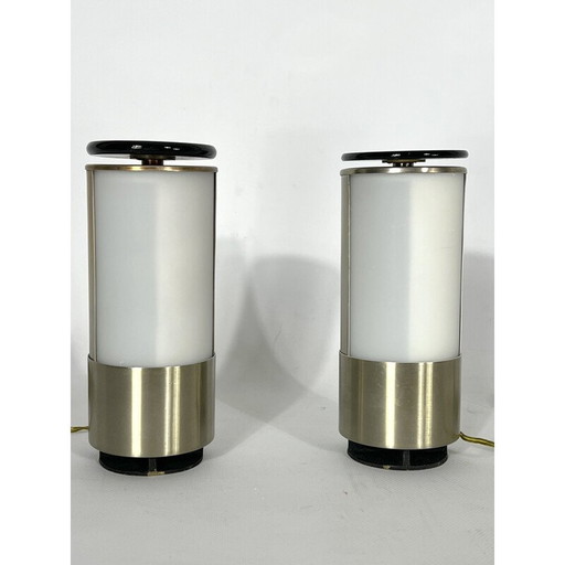 Pair of vintage table lamps by Lumi Milano, 1960