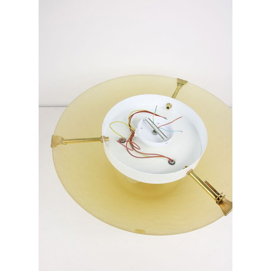 Image 1 of Vintage Murano VeArt ceiling lamp by Venezia