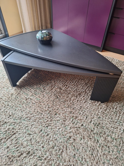 Design Coffee Table Leolux Xylena Anthracite Gray