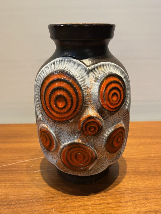 Image 1 of Ceramic Vase Model 84-20 From Bay Keramik, Germany, 1970S