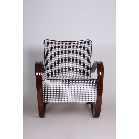 Image 1 of Vintage grey armchair by Halabala for Up Zavody, 1930s