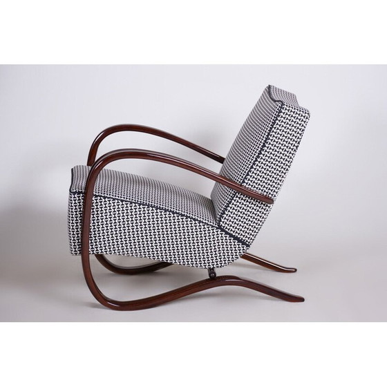 Image 1 of Vintage grey armchair by Halabala for Up Zavody, 1930s