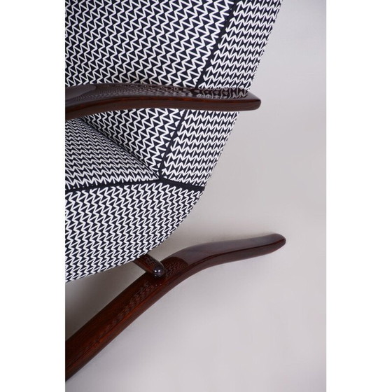 Image 1 of Vintage grey armchair by Halabala for Up Zavody, 1930s