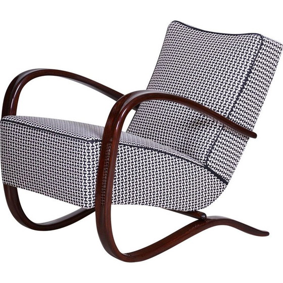Image 1 of Vintage grey armchair by Halabala for Up Zavody, 1930s
