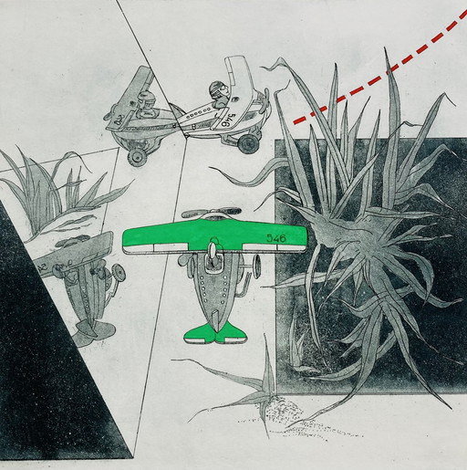 Gerard Van Kerkhof - Etching - Vintage Children's Toys